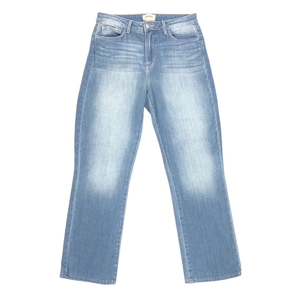 L'AGENCE Nadia High Rise Cropped Straight Jeans Size 28 28X27 Rockford Blue